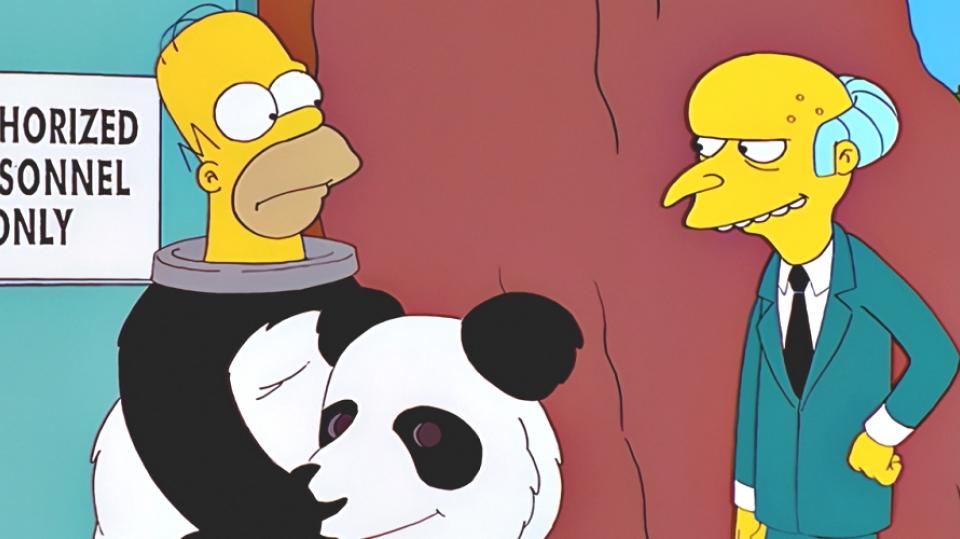 Simpsons panda